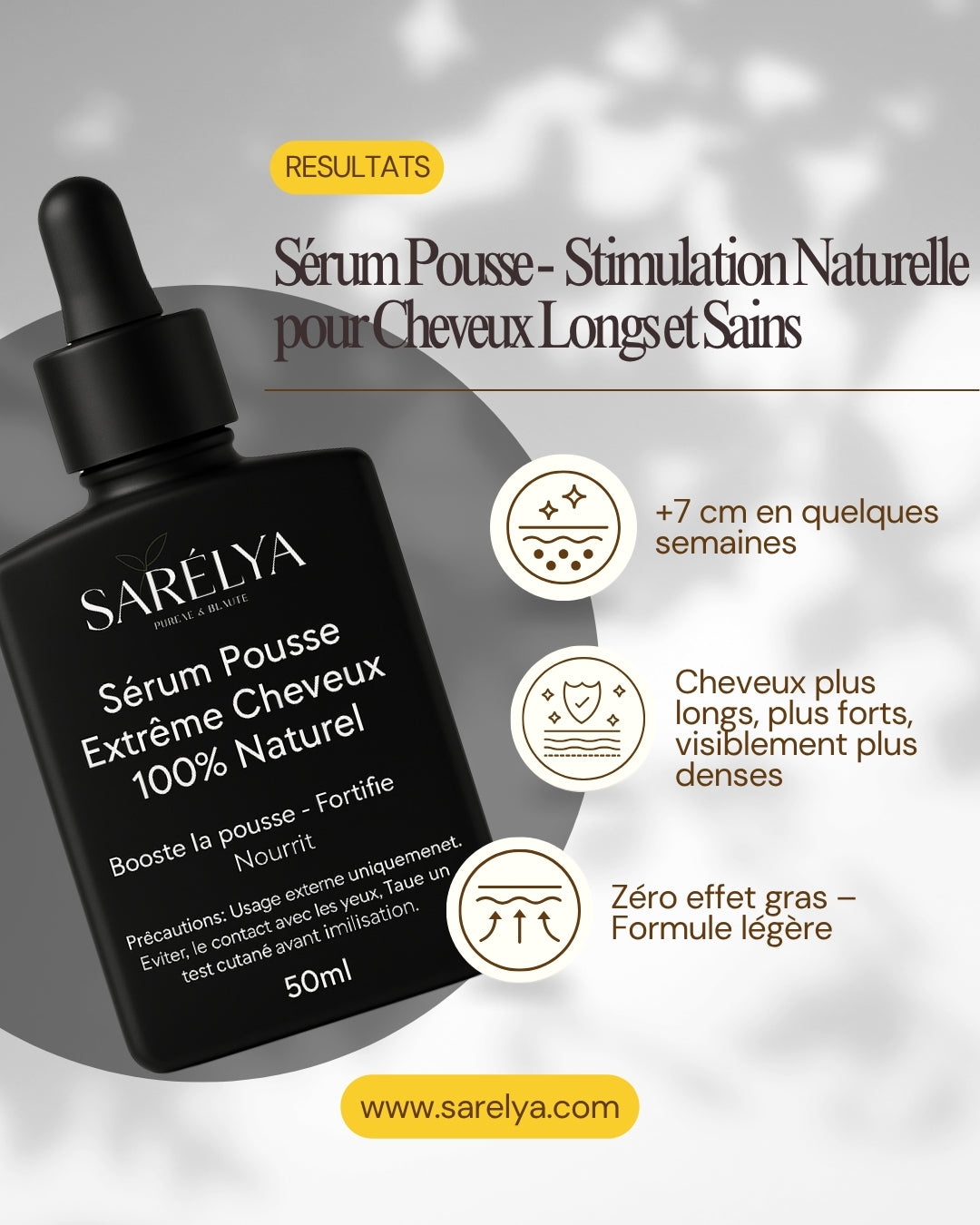 Sérum Pousse Sarélya – Romarin & Sidr