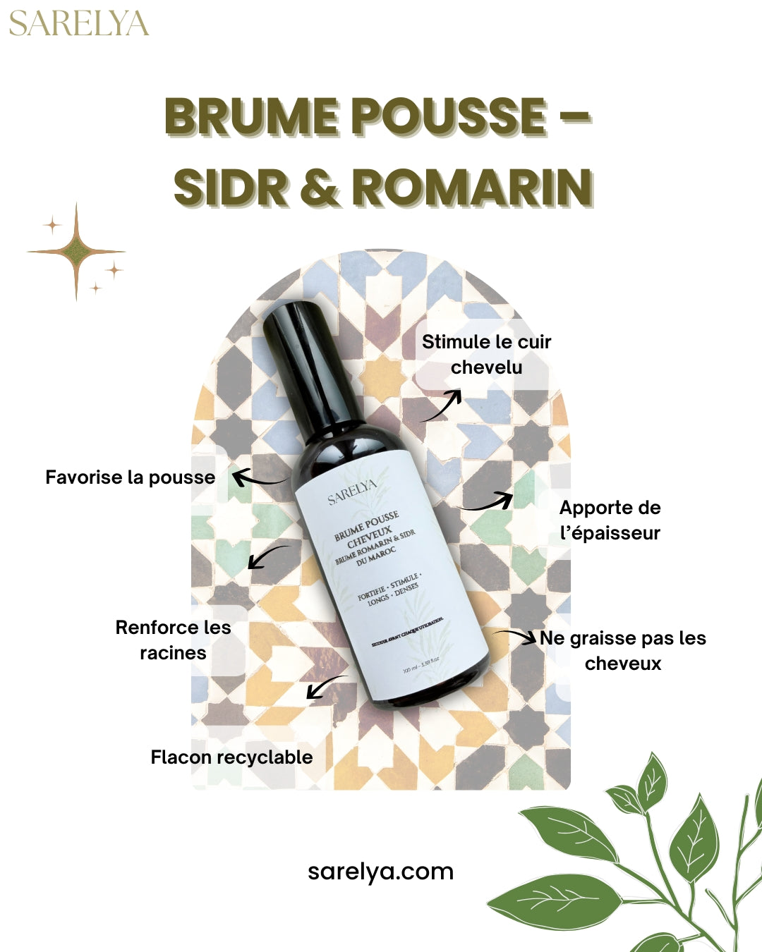 Brume Croissance Naturelle- Sidr & Romarin