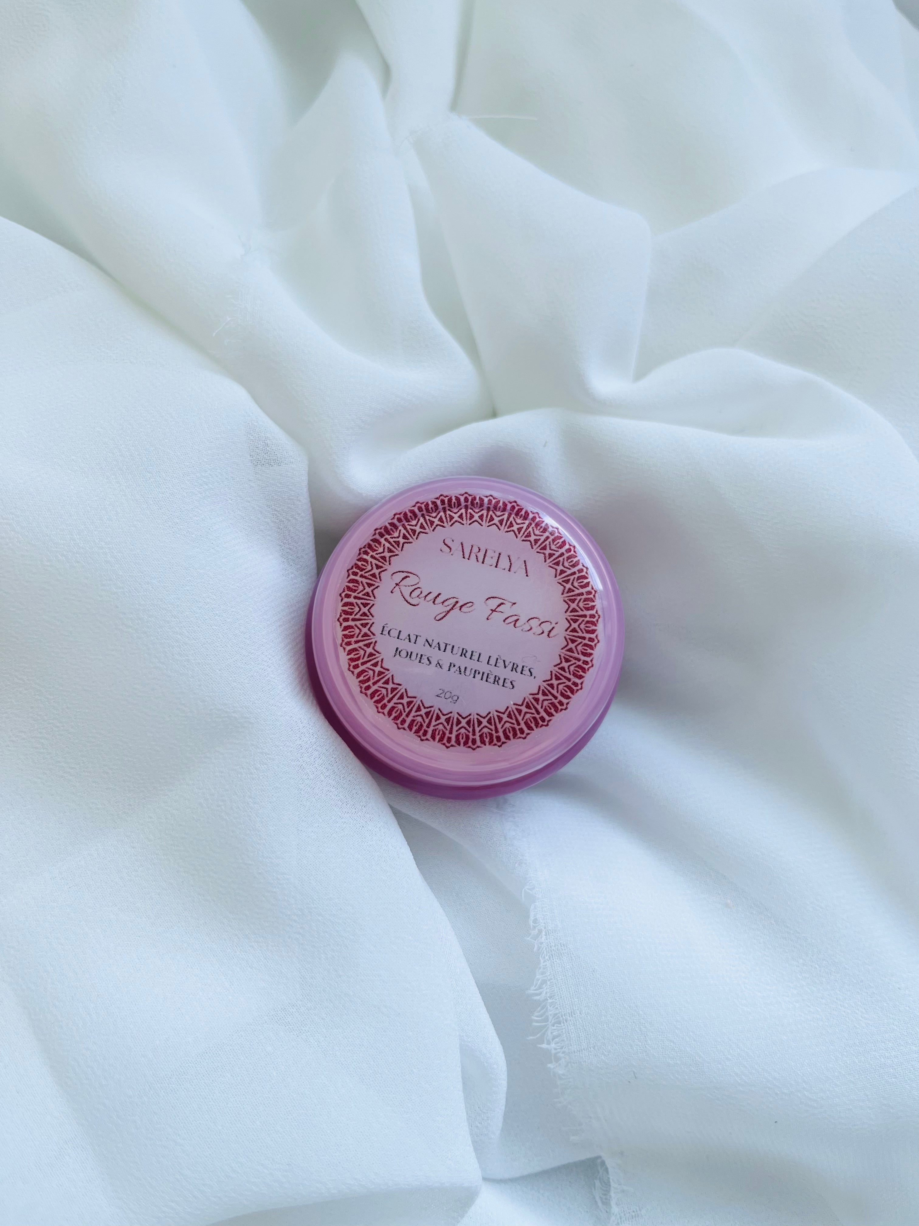 Baume Rouge Fassi – éclat naturel lèvres, joues & paupières
