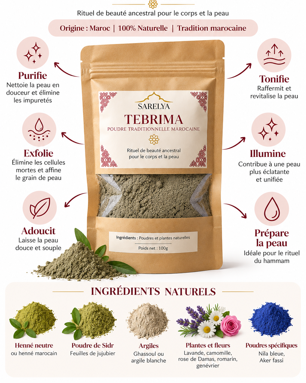 TABRIMA — Poudre Traditionnelle Marocaine