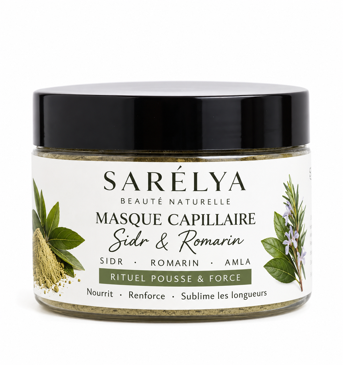 Masque Capillaire Sidr & Romarin & Amla – Pousse & Force