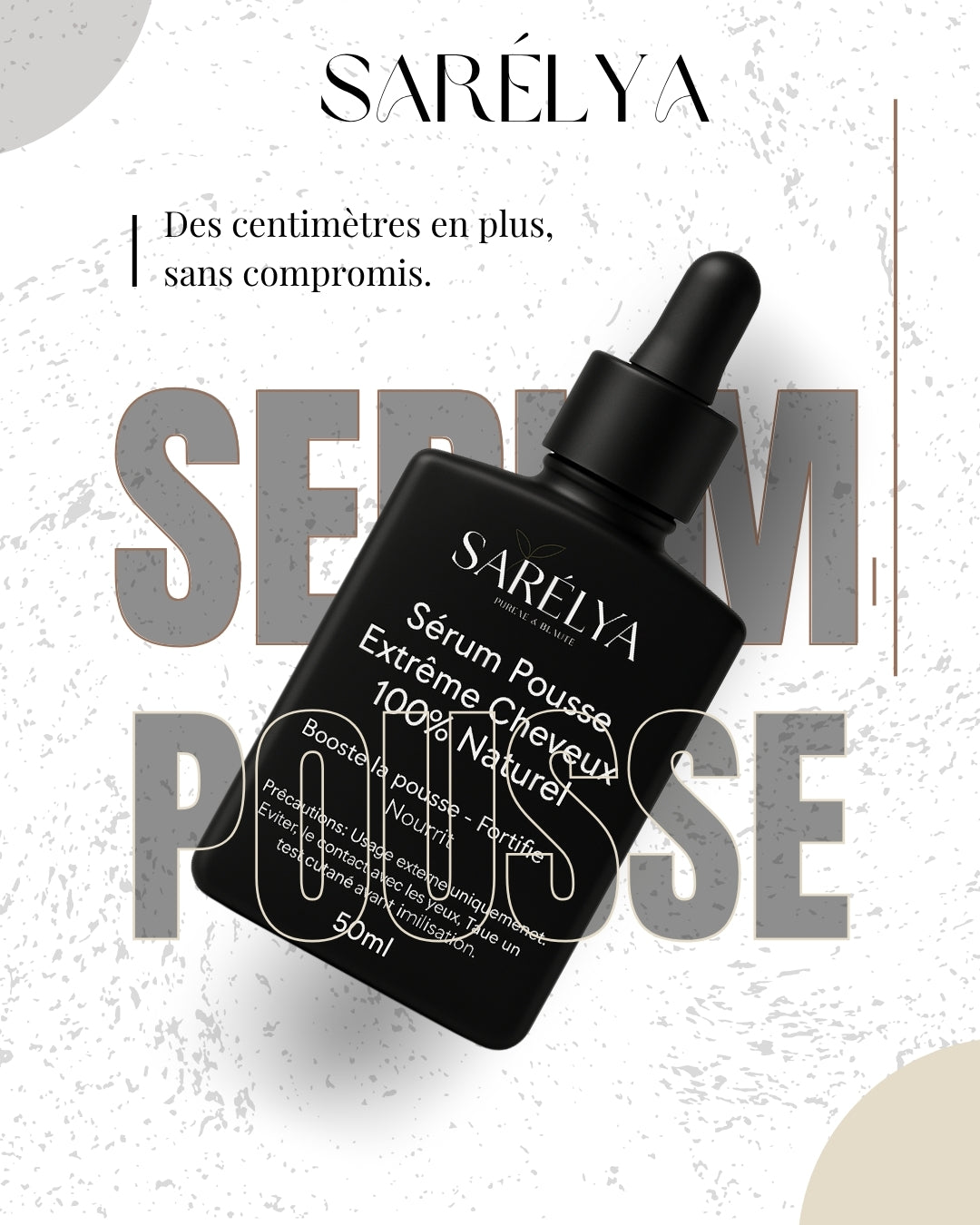 Sérum Pousse Sarélya – Romarin & Sidr