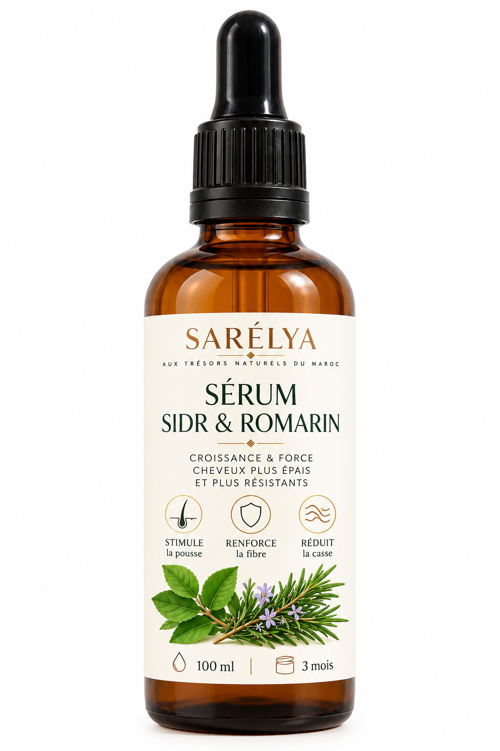 Sérum Pousse Sarélya – Romarin & Sidr