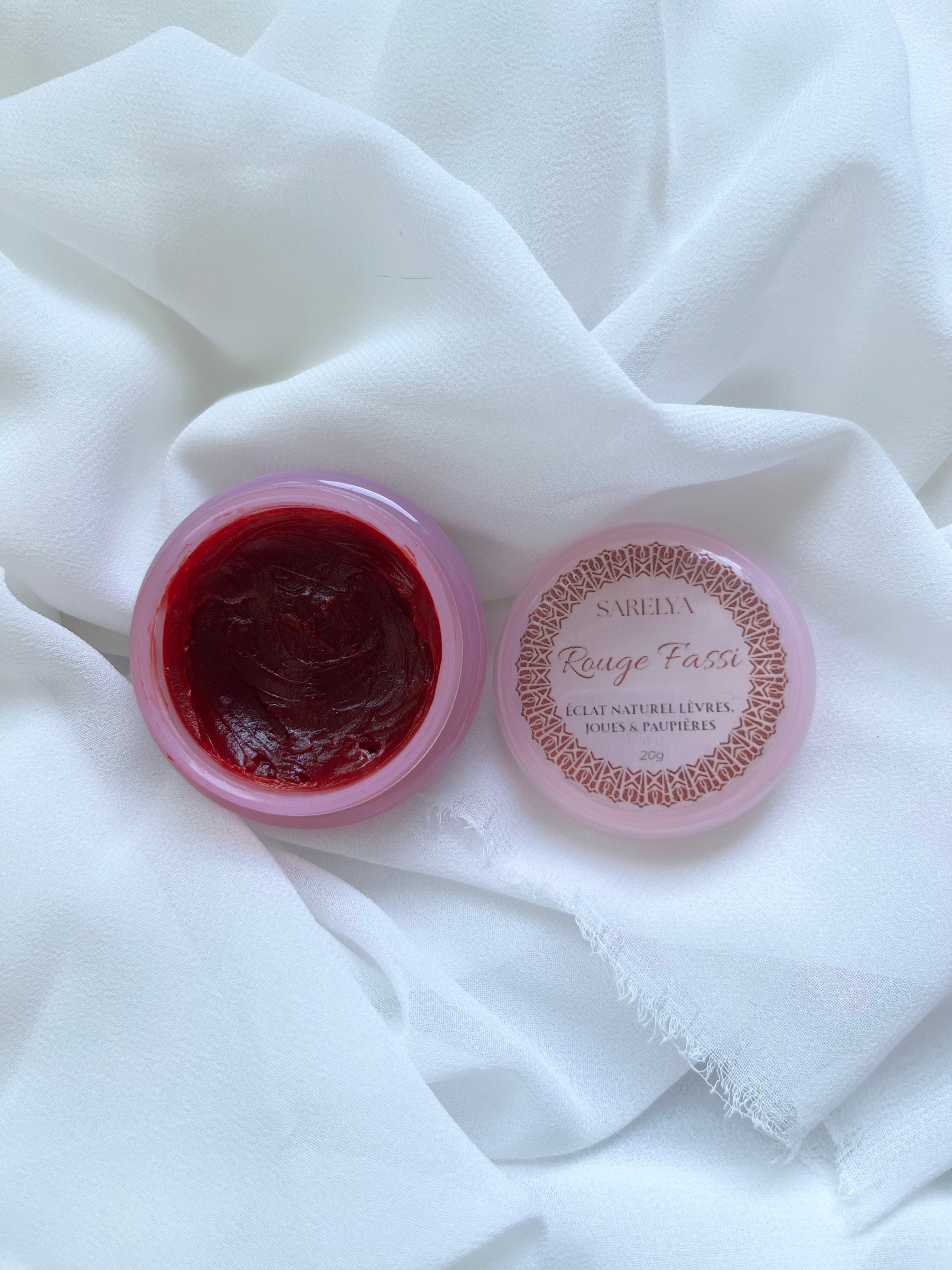 Baume Rouge Fassi – éclat naturel lèvres, joues & paupières