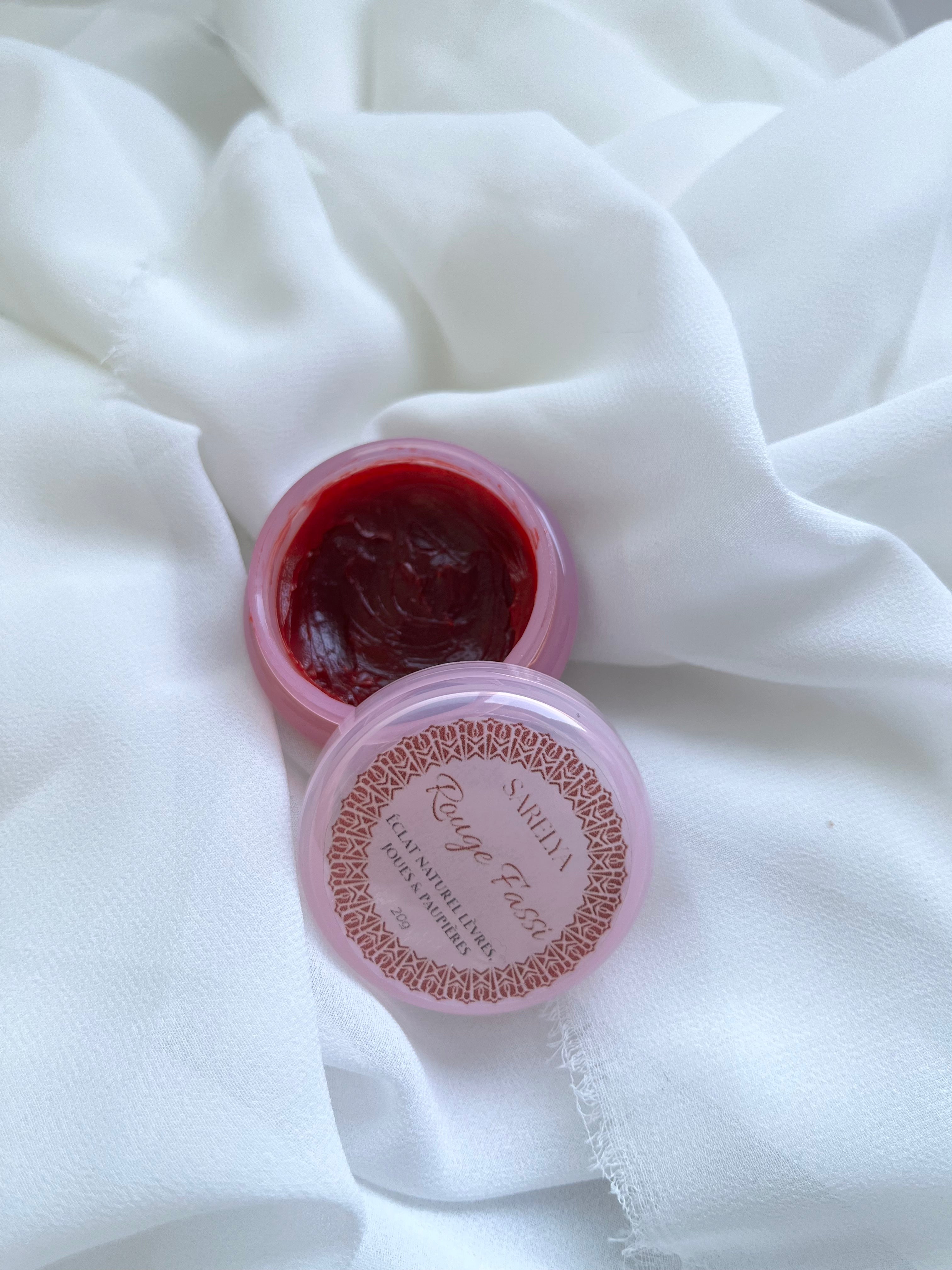 Baume Rouge Fassi – éclat naturel lèvres, joues & paupières