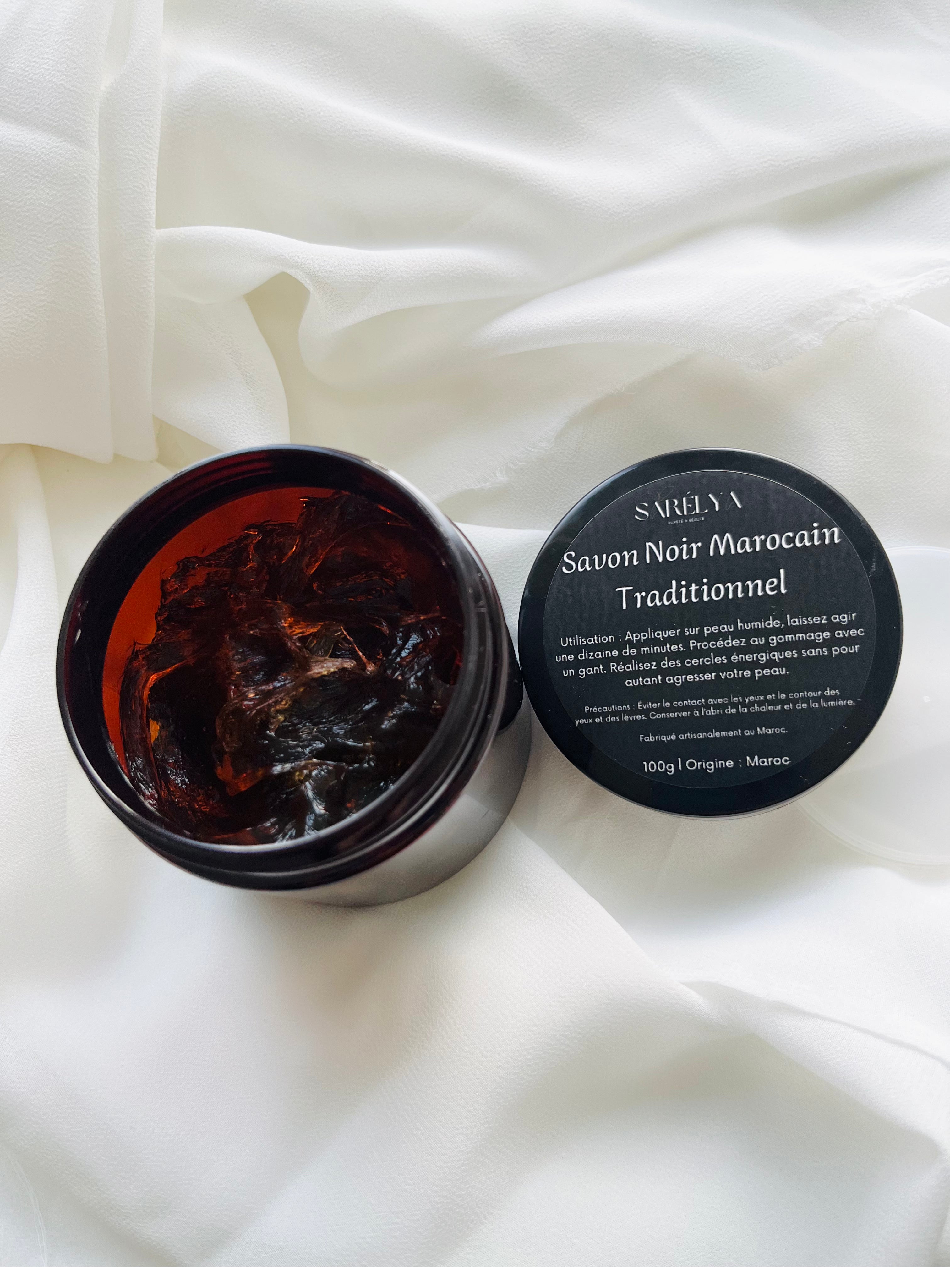 Savon Noir Marocain Traditionnel – 100% Naturel | Soin Purifiant Traditionnel